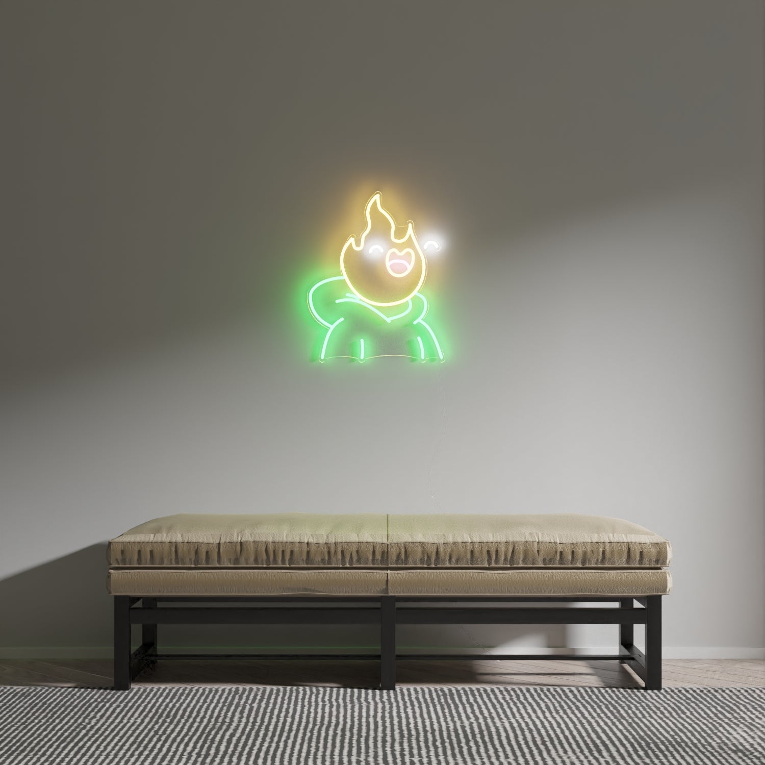 Custom LED Neon Doodles - YELLOWPOP UK