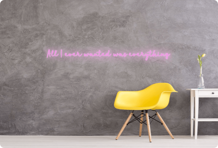 Custom order: All I ever wanted was everything - YELLOWPOP UK