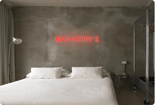 Custom order: BAD MERRY