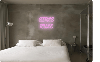 Custom order: GIRLS RULE - YELLOWPOP UK