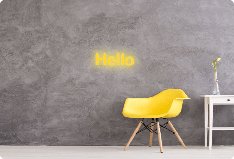 Custom order: Hello - YELLOWPOP UK
