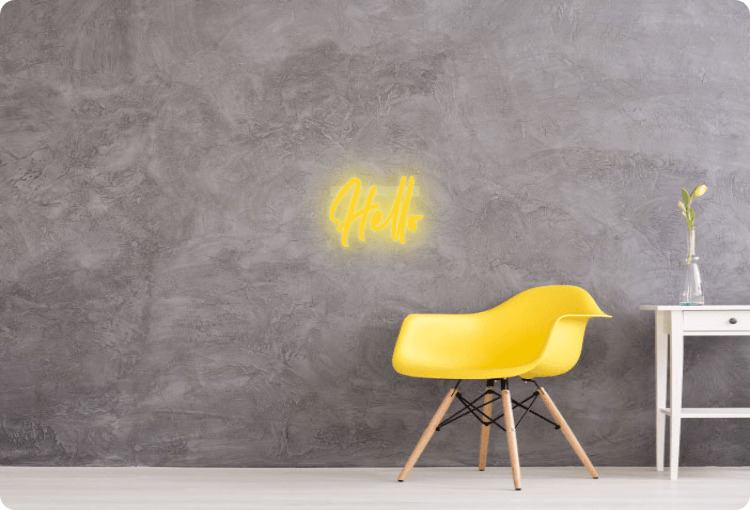 Custom order: Hello - YELLOWPOP UK