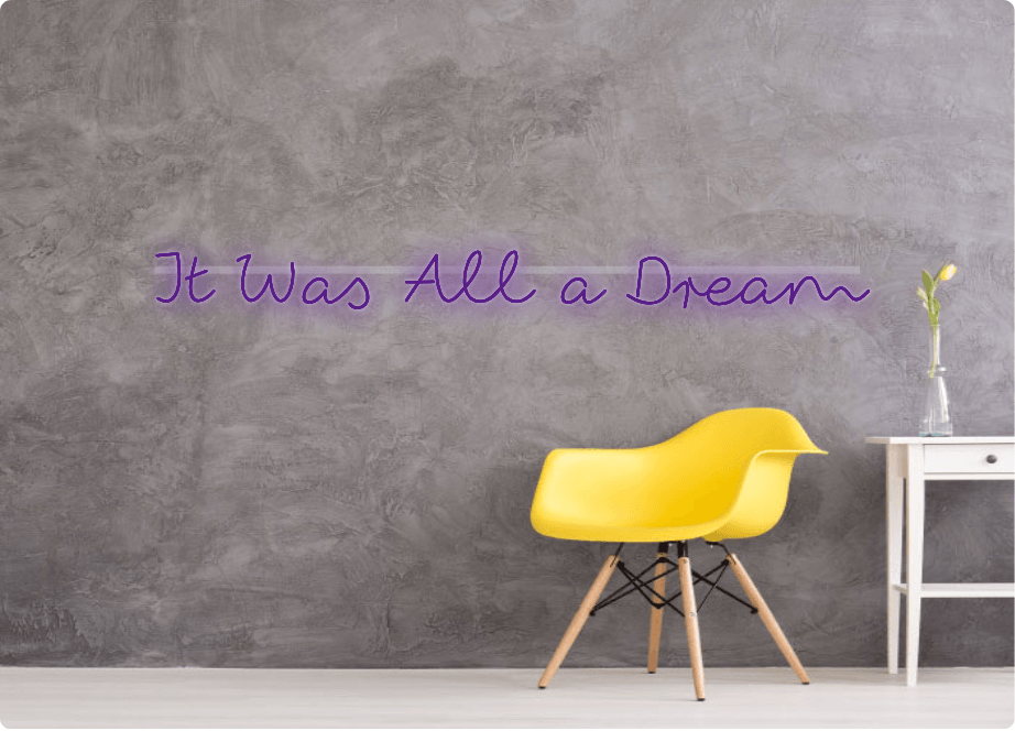 Custom order: It Was All a Dream - YELLOWPOP UK