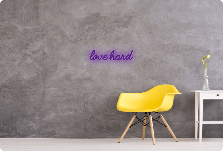Custom order: love hard - YELLOWPOP UK