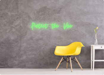 Custom order: Protect . the . Vibe - YELLOWPOP UK