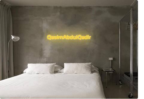 Custom order: QasimAbdulQadir - YELLOWPOP UK