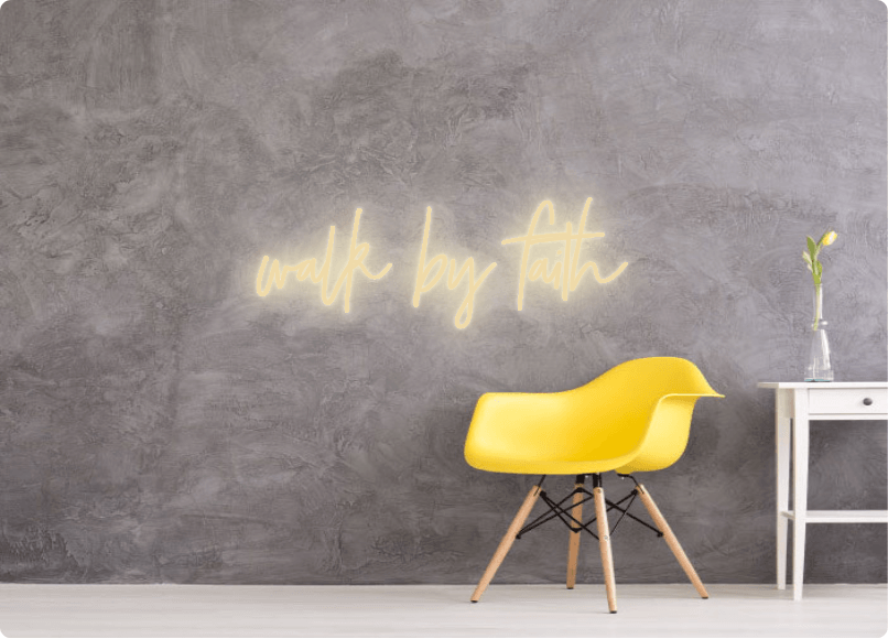 Custom order: walk by faith - YELLOWPOP UK