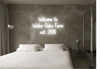 Custom order: Welcome to Water Oaks Farm est. 2018 - YELLOWPOP UK