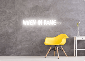 Custom order: When In Rome... - YELLOWPOP UK
