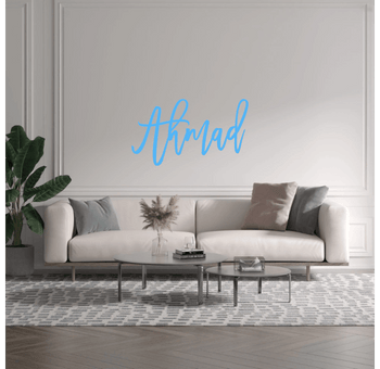 Custom text: Ahmad - YELLOWPOP UK