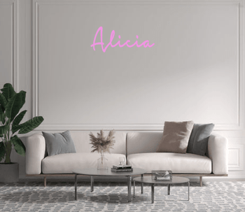 Custom text: Alicia - YELLOWPOP UK