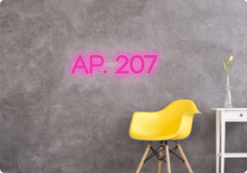 Custom text: AP. 207 - YELLOWPOP UK