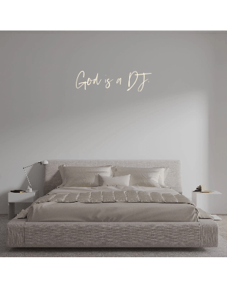 Custom text: God is a DJ. - YELLOWPOP UK