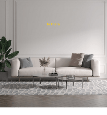 Custom text: hi there - YELLOWPOP UK