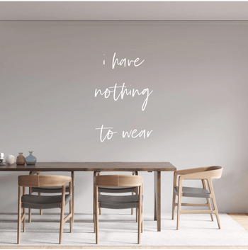 Custom text: i have nothing to wear - YELLOWPOP UK