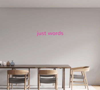 Custom text: just words - YELLOWPOP UK
