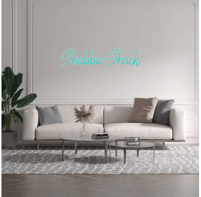 Custom text: Shabba Shack - YELLOWPOP UK