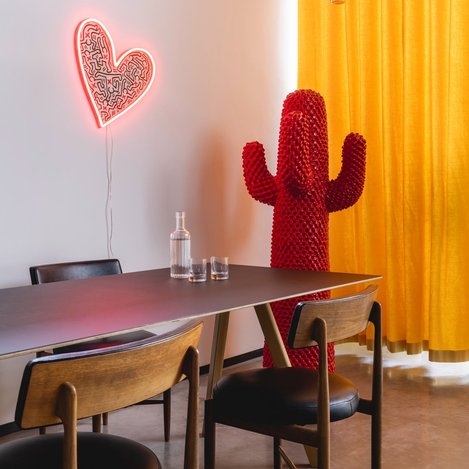 Dance Love, YP x Keith Haring, LED neon sign - YELLOWPOP UK