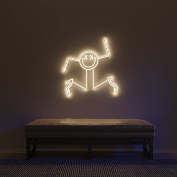 Dancing Lady by Smiley World x André Saraiva - LED neon sign - YELLOWPOP UK
