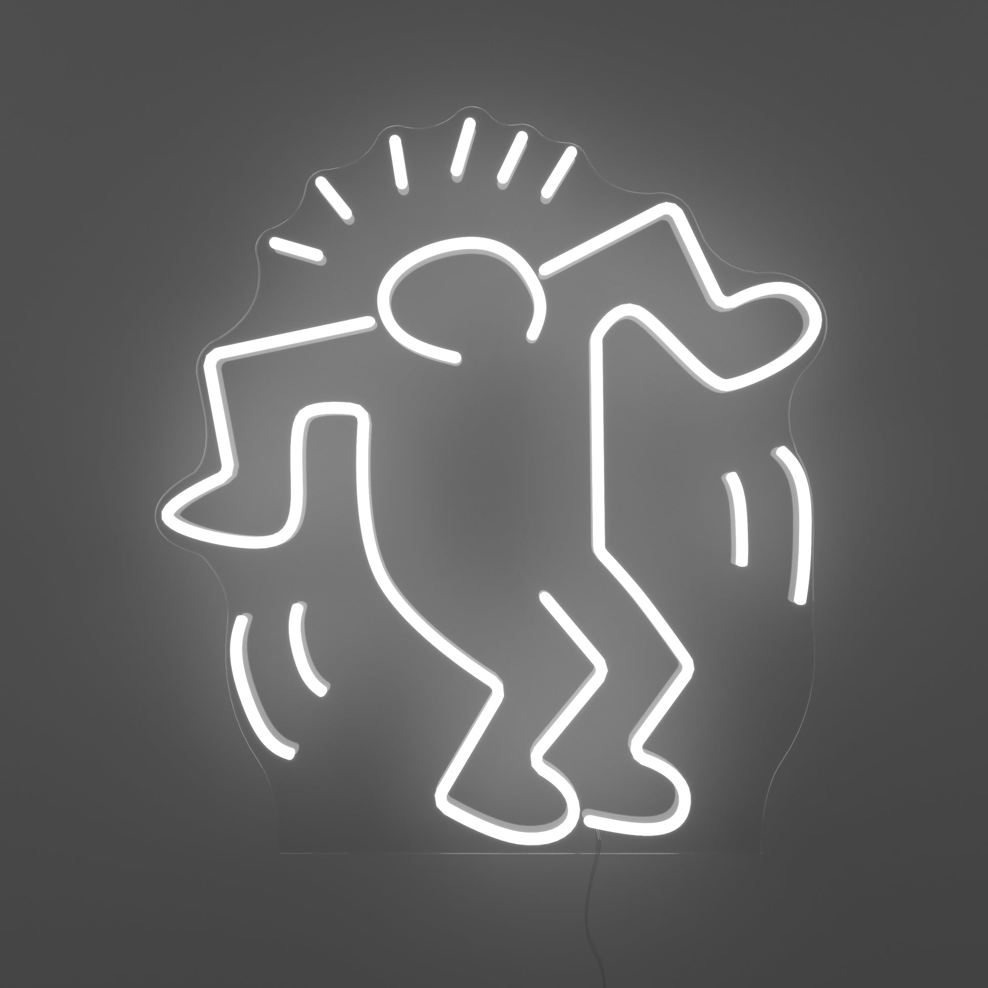 Dancing Man, YP x Keith Haring, LED neon sign - YELLOWPOP UK