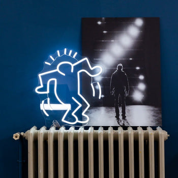 Dancing Man, YP x Keith Haring, LED neon sign - YELLOWPOP UK