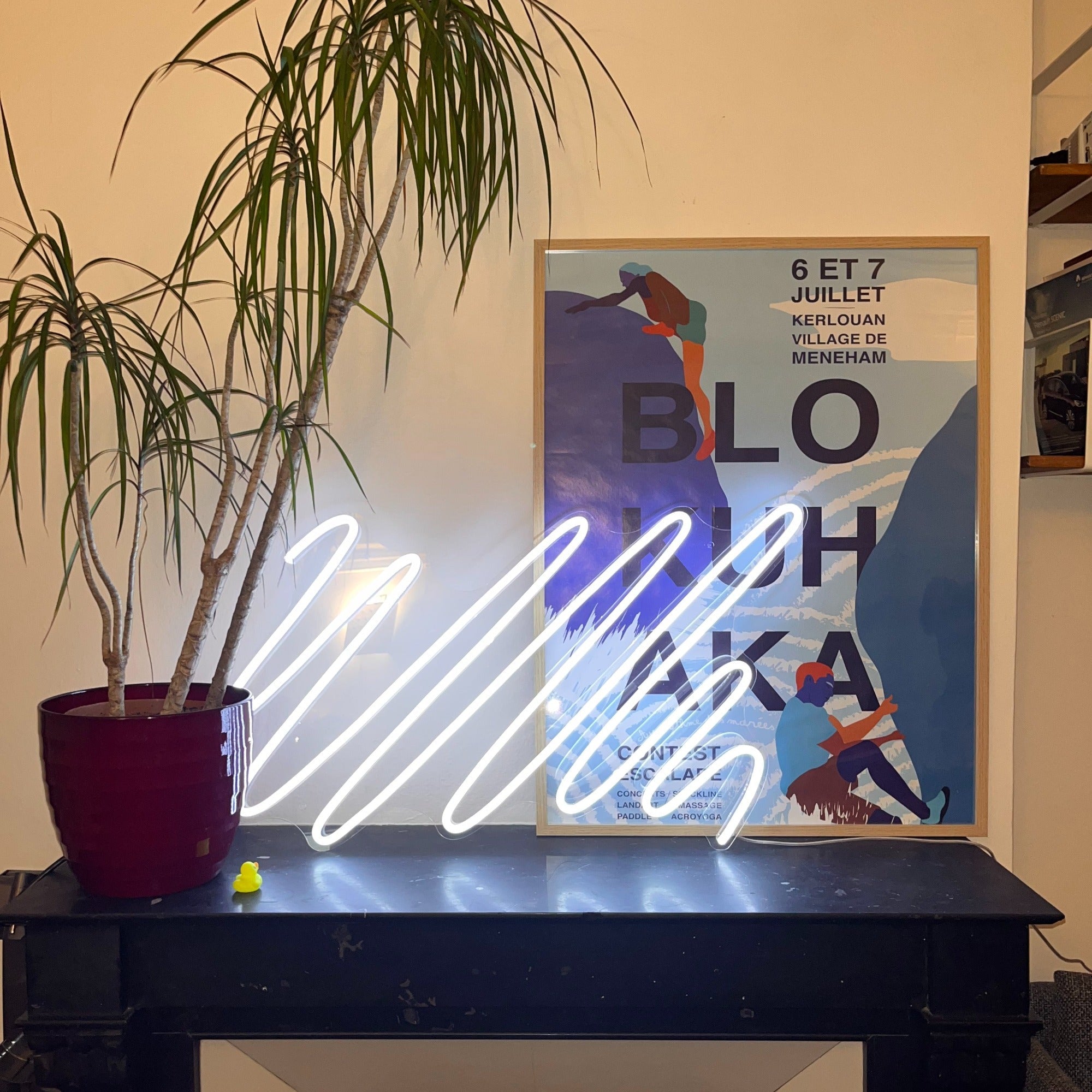 Doodle, LED neon sign - YELLOWPOP UK