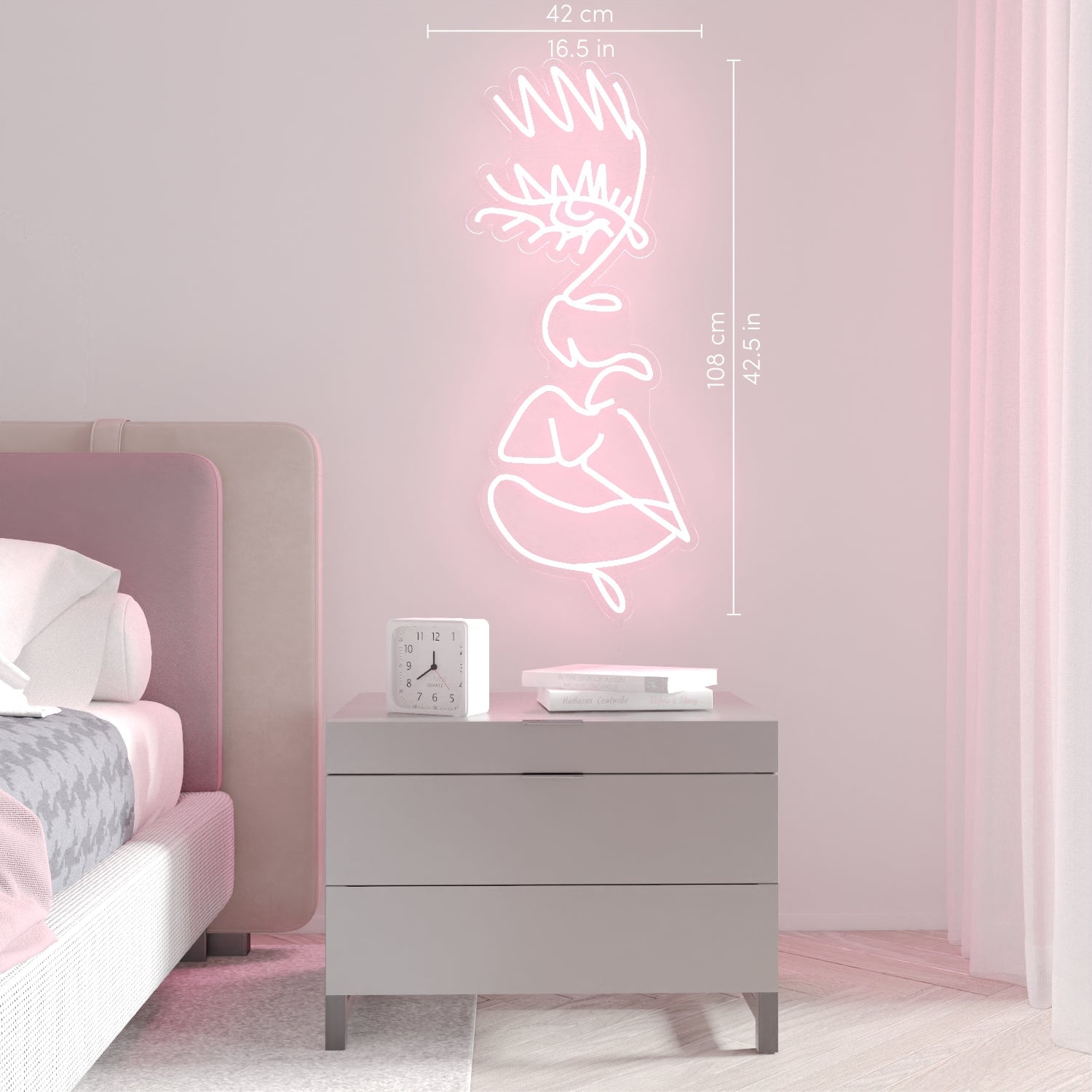 Drip face by Girl Knew York - LED Neon Sign - YELLOWPOP UK