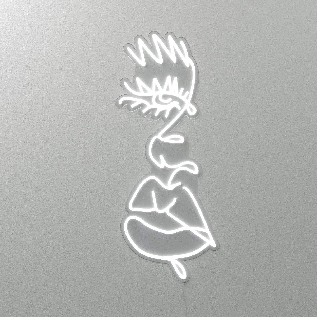 Drip face by Girl Knew York - LED Neon Sign - YELLOWPOP UK