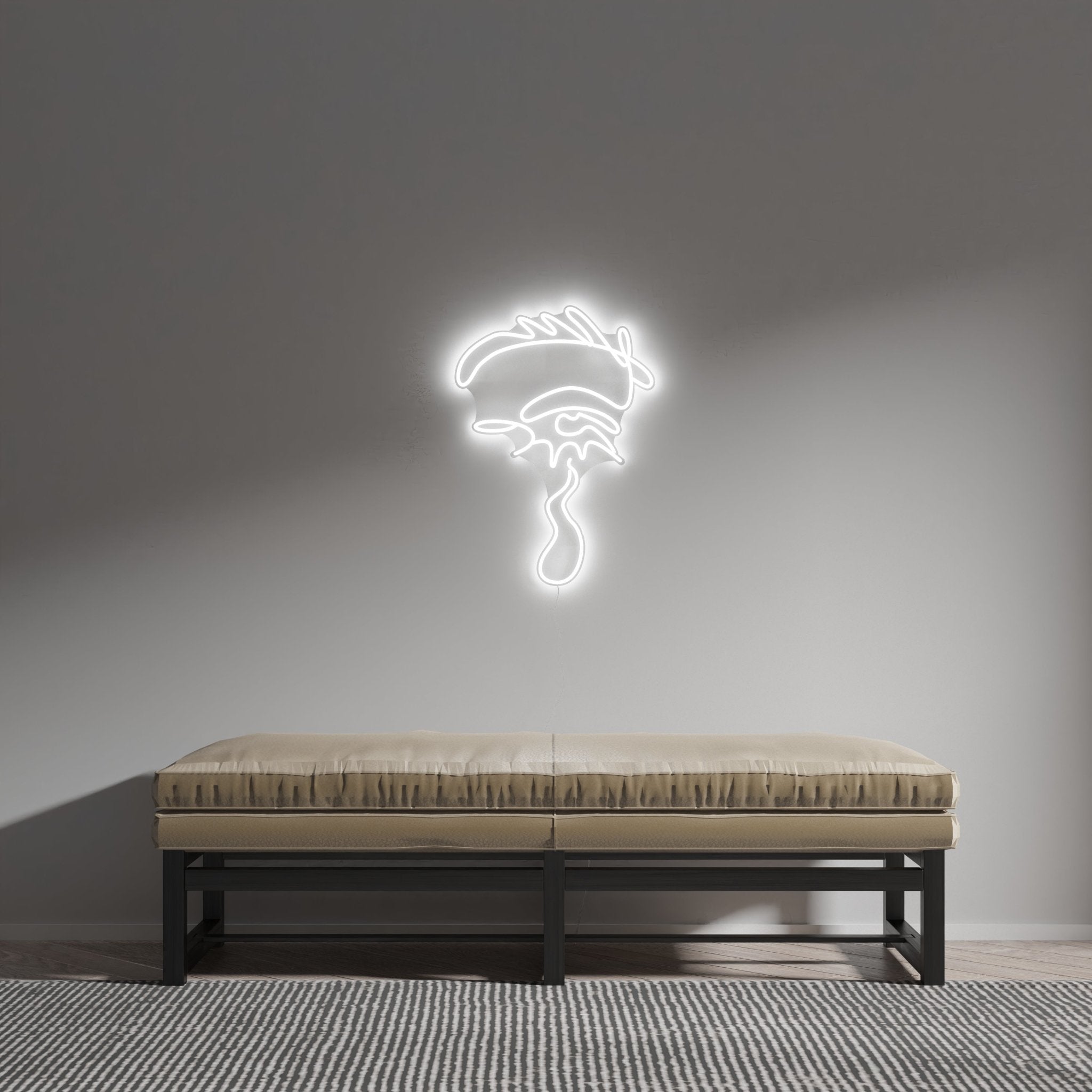 Dripping Eye by Girl Knew York - LED neon sign - YELLOWPOP UK