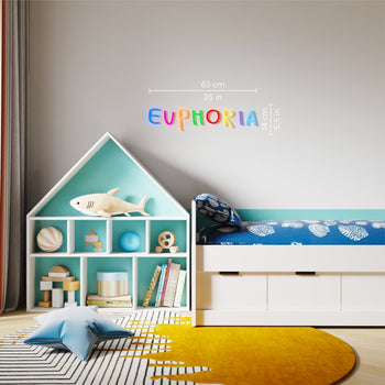 Euphoria - LED neon sign - YELLOWPOP UK