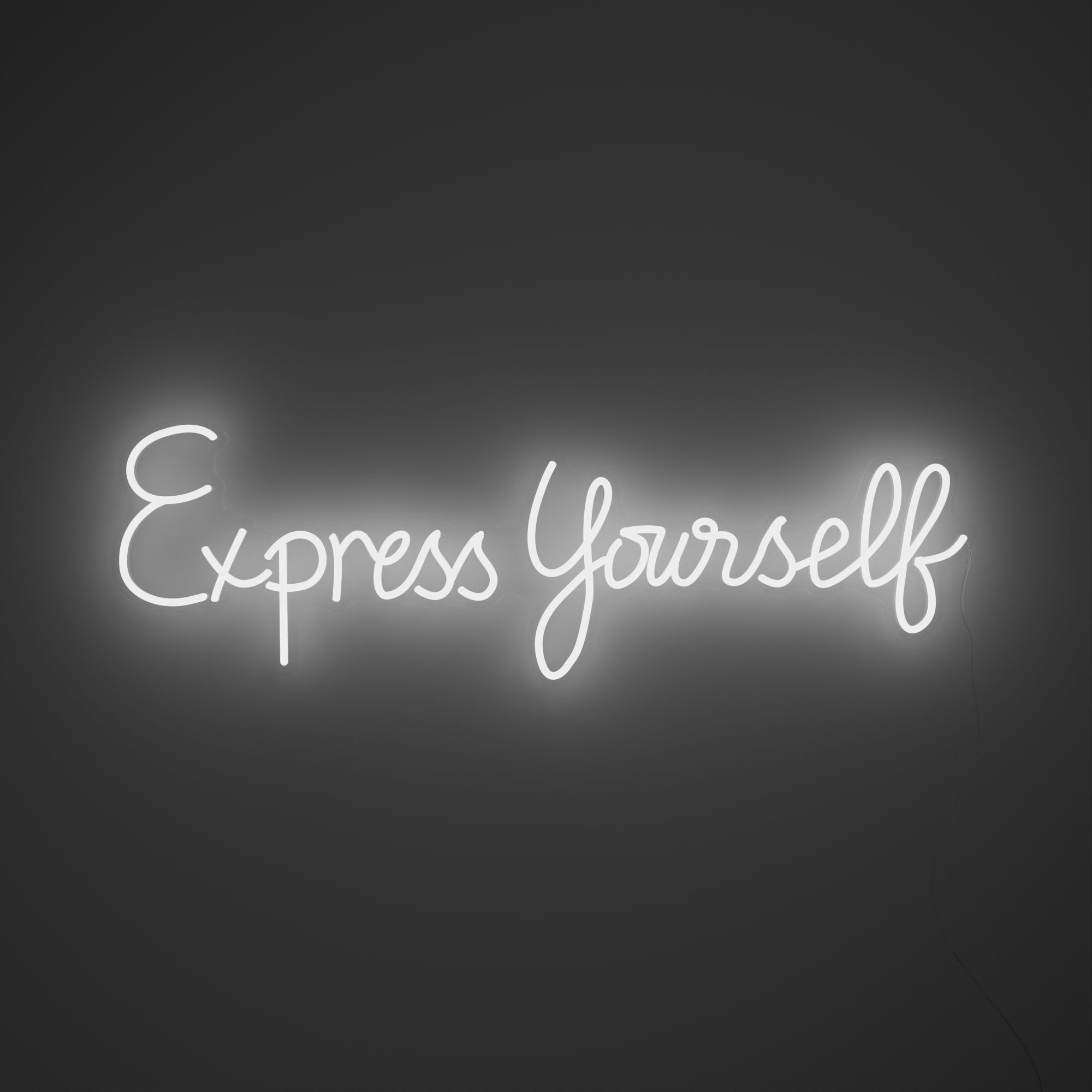 Express Yourself by Madonna, LED neon sign - YELLOWPOP UK