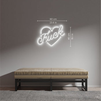 F*ck by Jean André, LED neon sign - YELLOWPOP UK