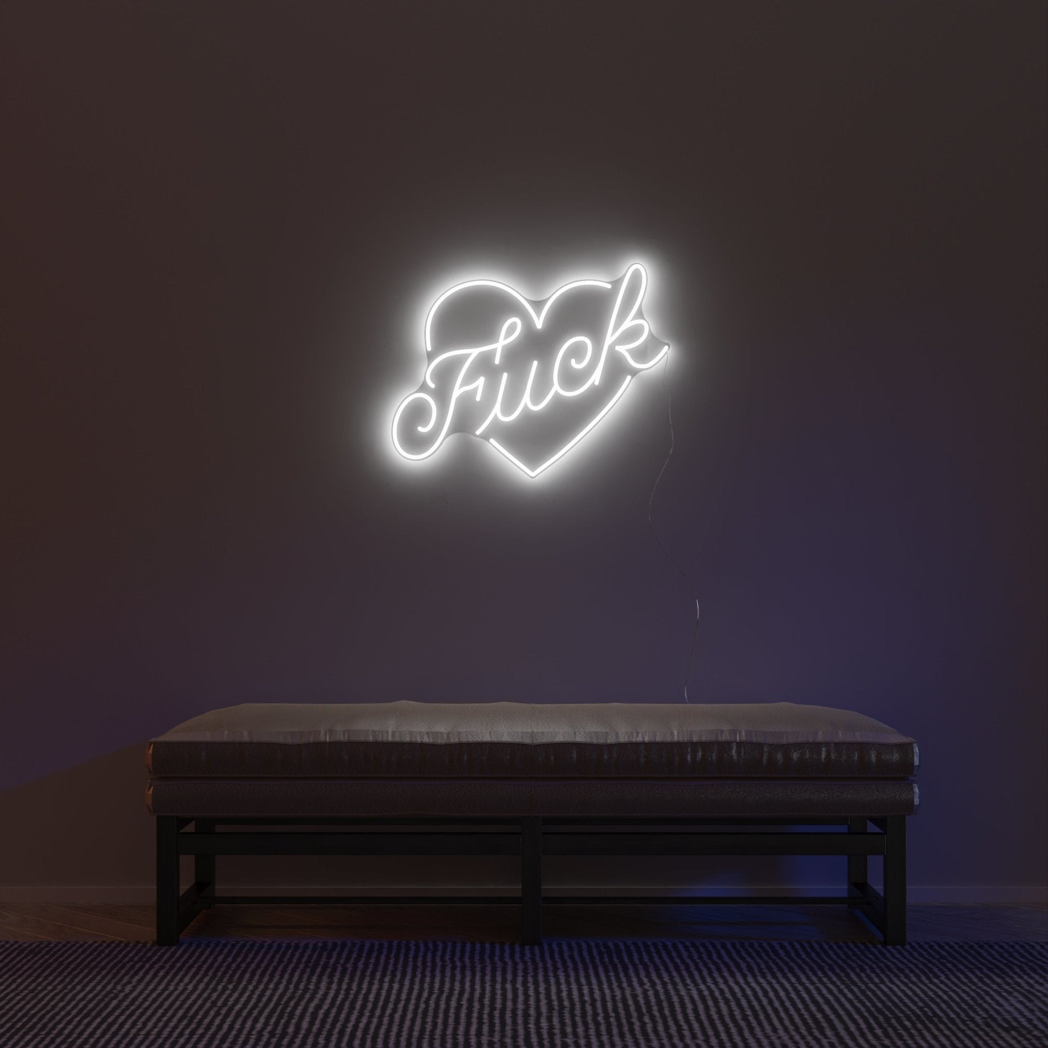 F*ck by Jean André, LED neon sign - YELLOWPOP UK