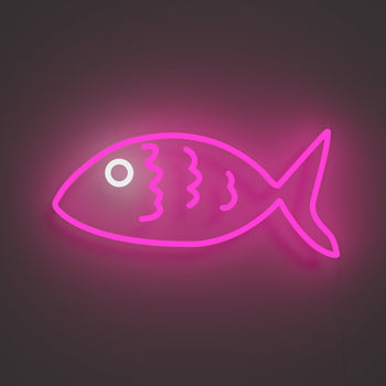 Fishy Friend Pink - LED neon sign - YELLOWPOP UK