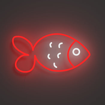 Fishy Friend Red - LED neon sign - YELLOWPOP UK