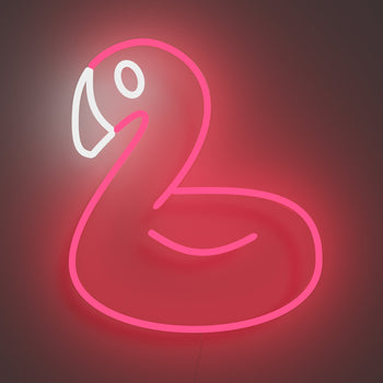 Flamingo Balloon - LED neon sign - YELLOWPOP UK