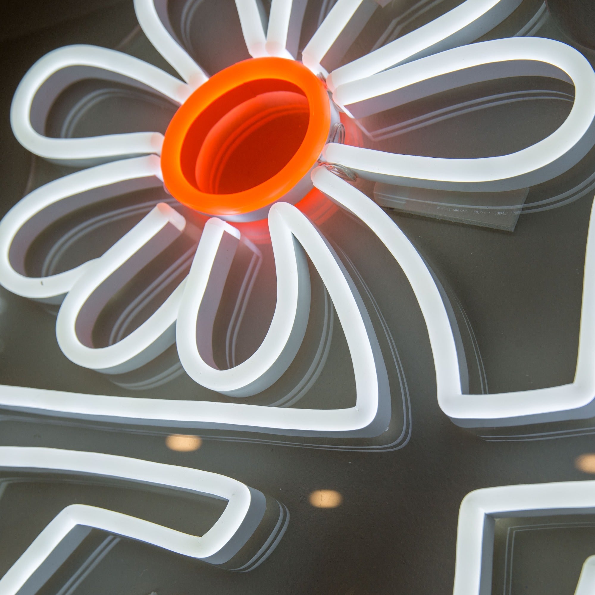 Flower Head, YP x Keith Haring, LED neon sign - YELLOWPOP UK