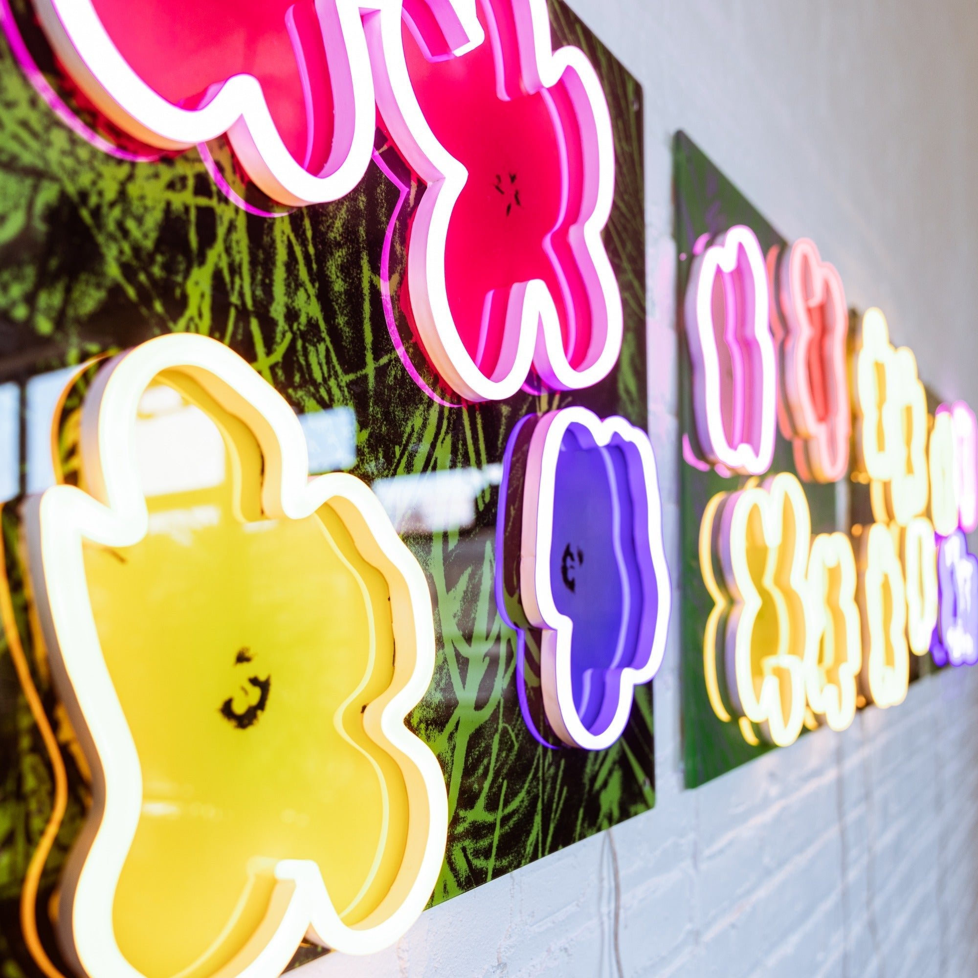 Flowers Deluxe by Andy Warhol - LED neon sign - YELLOWPOP UK