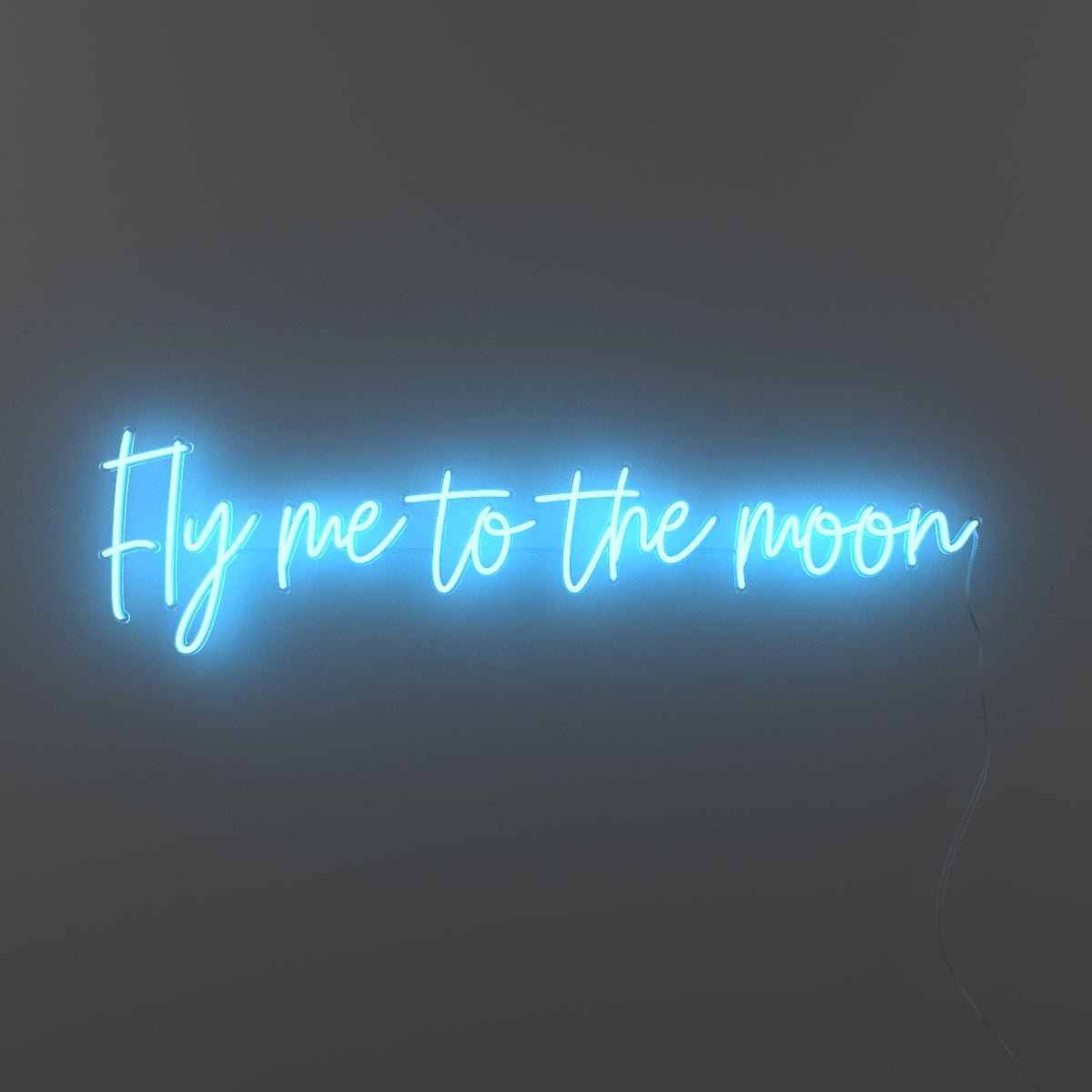 Moon neon deals wall light