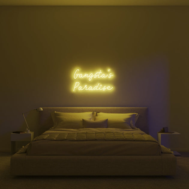 Gangsta's Paradise - LED neon sign