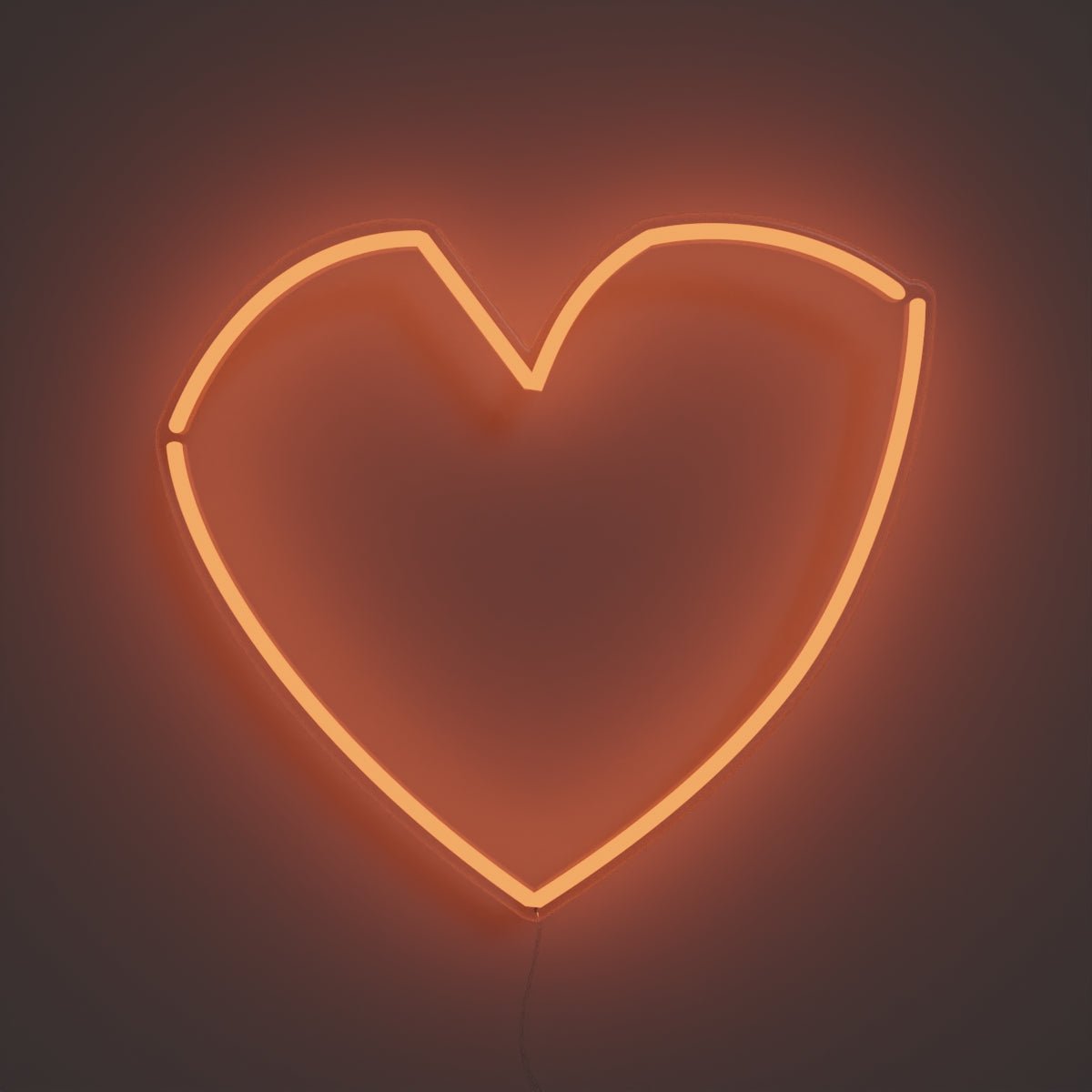 Geometric Heart, LED neon sign - YELLOWPOP UK