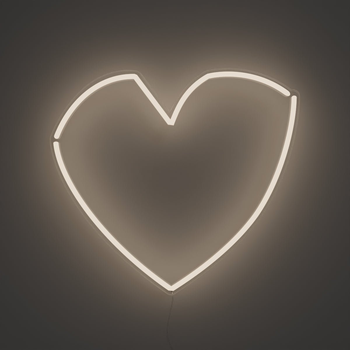 Geometric Heart, LED neon sign - YELLOWPOP UK