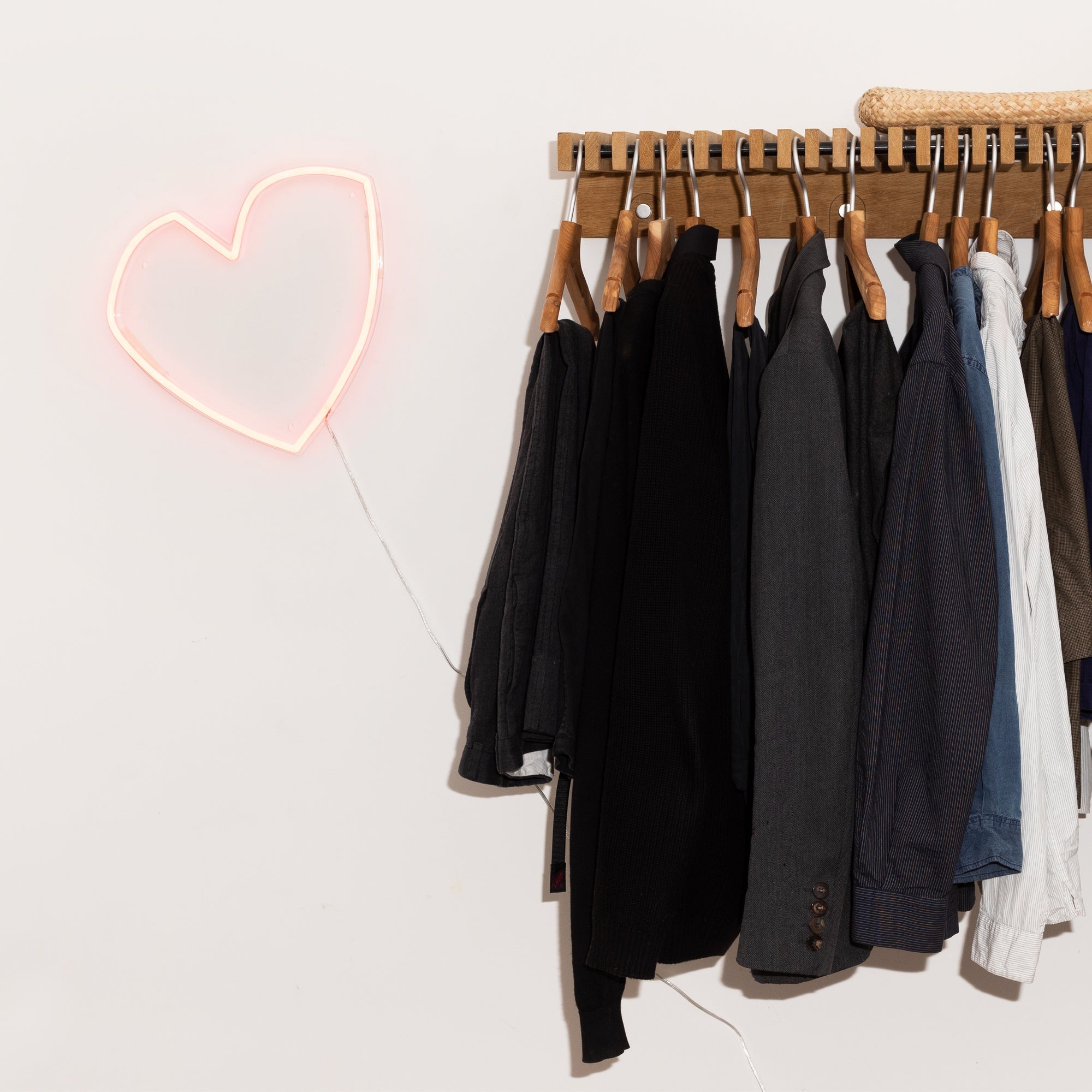 Geometric Heart, LED neon sign - YELLOWPOP UK