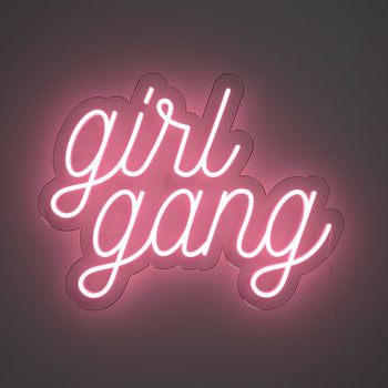 Girl Gang - LED neon sign - YELLOWPOP UK