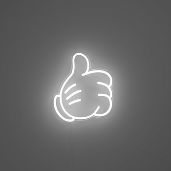 Glove Thumbs Up (Small version) by Yellowpop, LED neon sign - YELLOWPOP UK