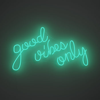 Good Vibes Only - LED neon sign - YELLOWPOP UK