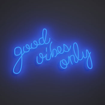 Good Vibes Only - LED neon sign - YELLOWPOP UK