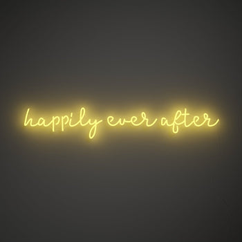 Happily Ever After - LED neon sign - YELLOWPOP UK