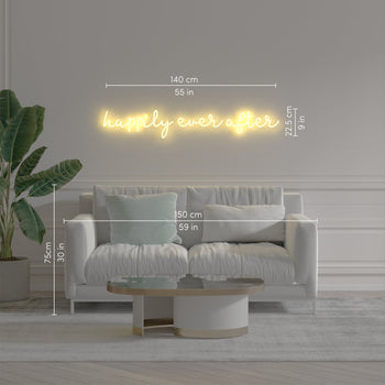 Happily Ever After - LED neon sign - YELLOWPOP UK