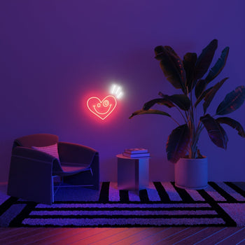 Heart by Smiley World x André Saraiva - LED neon sign - YELLOWPOP UK